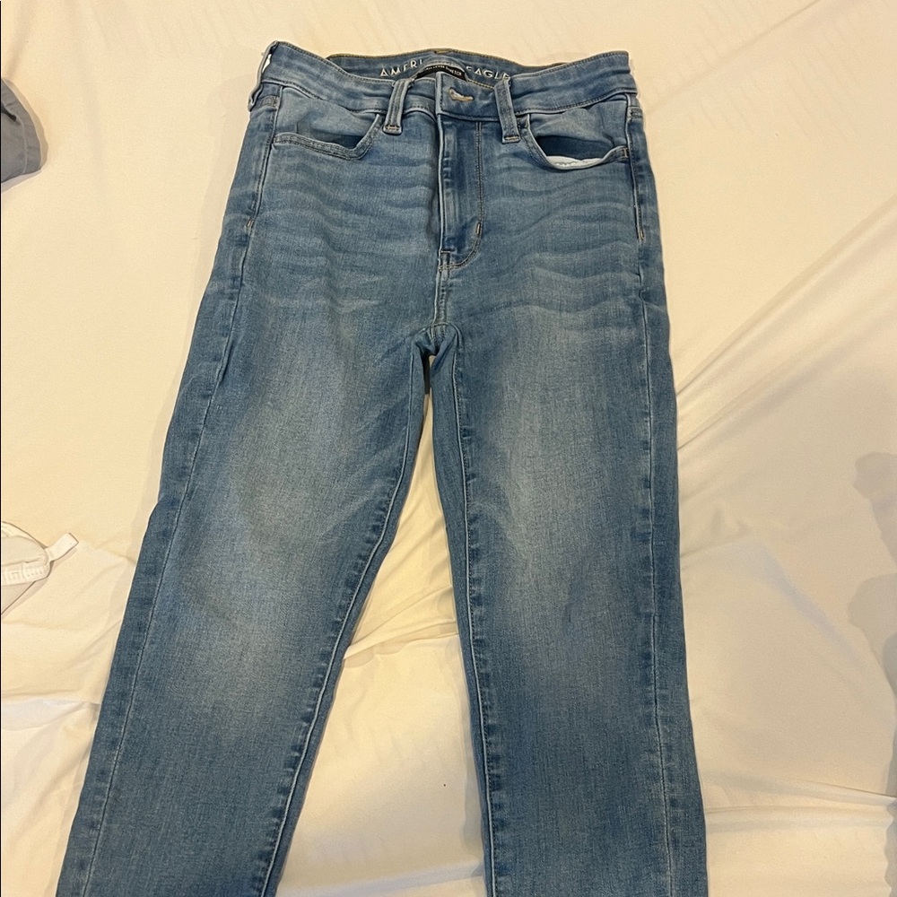 American Eagle Outfitters High Rise Blue Jeans